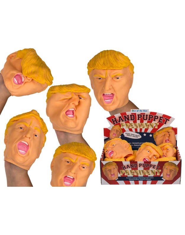Rankinė lėlė - Prezidentas - Donaldas Trumpas